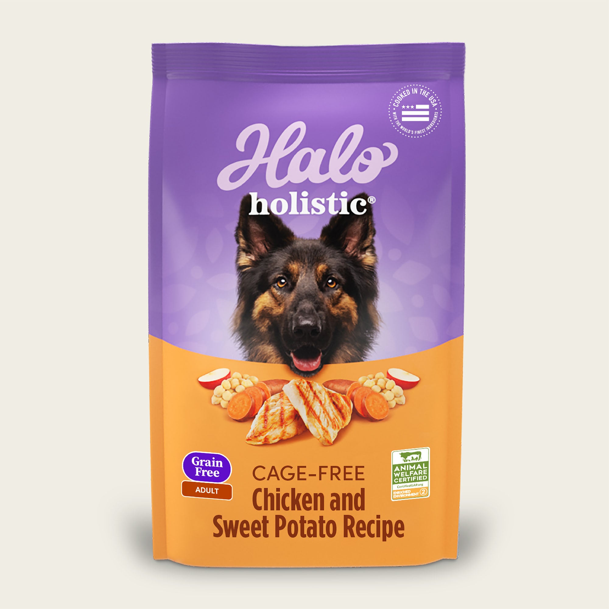 Holistic Grain Free Cage-Free Chicken & Sweet Potato Recipe Adult Dry