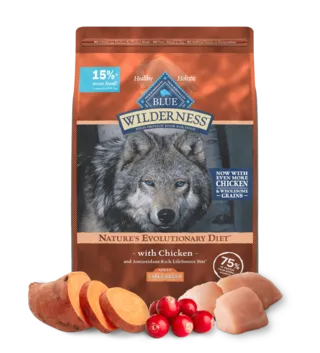 Blue Buffalo BLUE Wilderness Nature's Evolutionary Diet with Chicken for Large Breed Dogs Dry Food