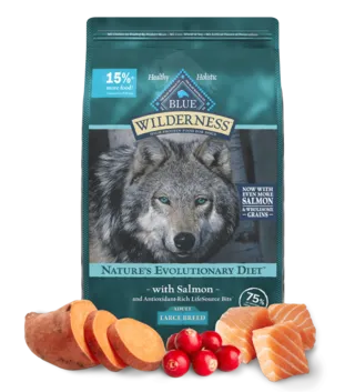 Blue Buffalo BLUE Wilderness Nature's Evolutionary Diet with Salmon for Large Breed Dogs Dry Food