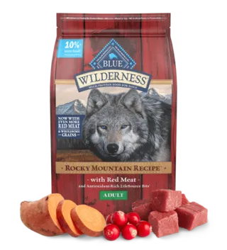 Blue Buffalo BLUE Wilderness Rocky Mountain Recipe with Red Meat for Adult Dogs Dry Food