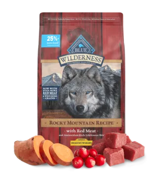 Blue Buffalo BLUE Wilderness Rocky Mountain Recipe with Red Meat for Healthy Weight Adult Dogs Dry Food