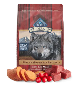 Blue Buffalo BLUE Wilderness Rocky Mountain Recipe with Red Meat for Large Breed Adult Dogs Dry Food