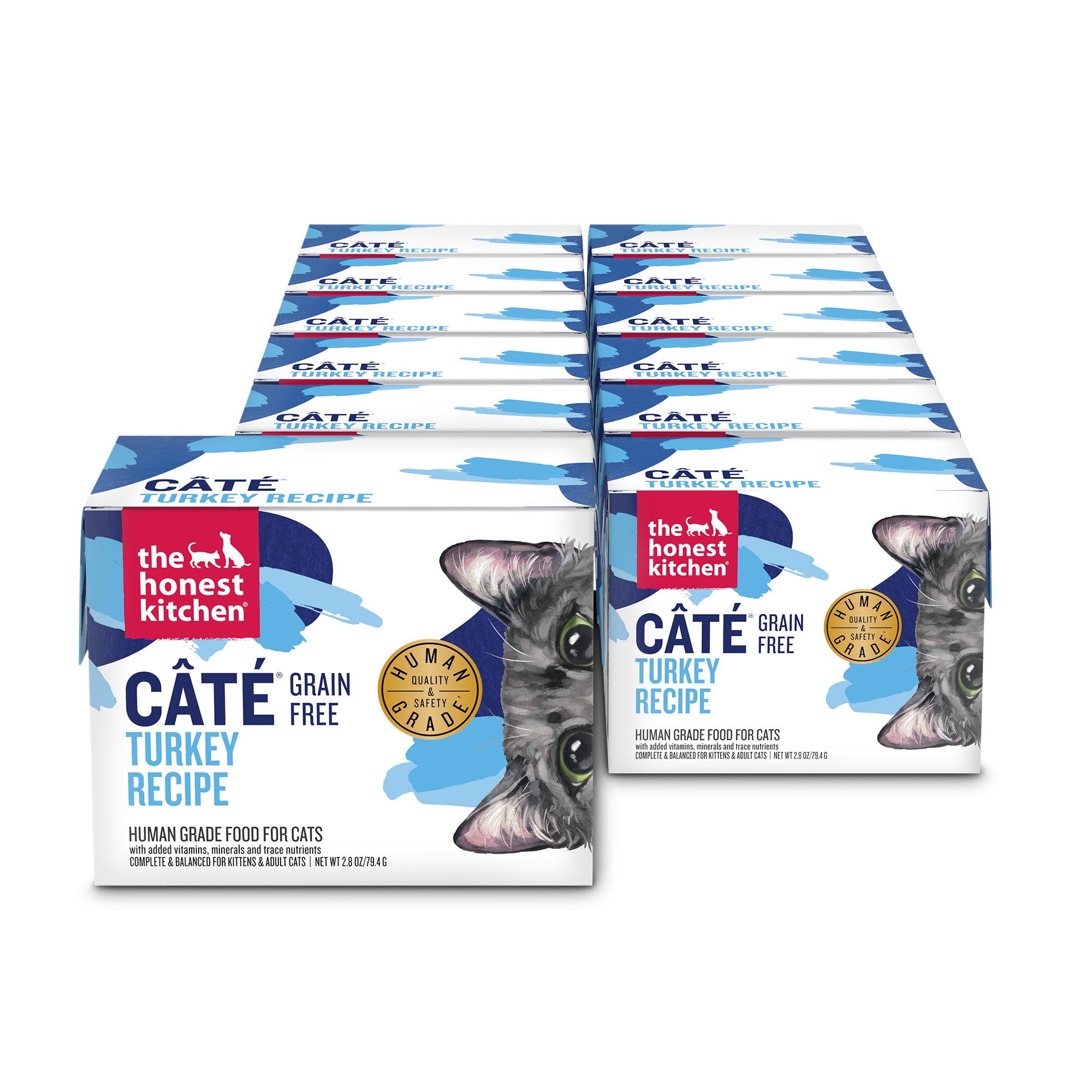 12PK Cate - Grain Free Turkey Pate – The Honest Kitchen