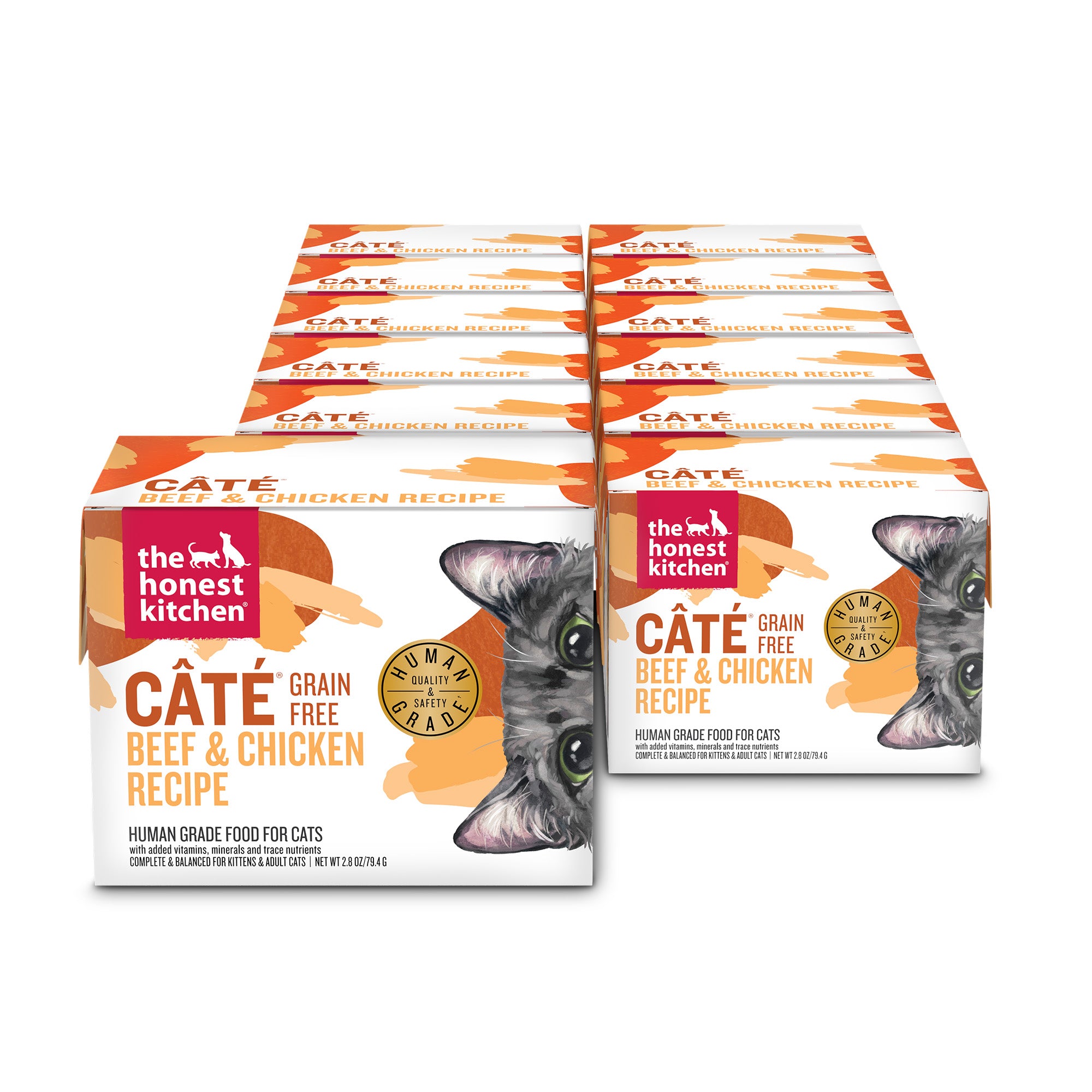 12PK Cate - Grain Free Beef & Chicken Pate – The Honest Kitchen