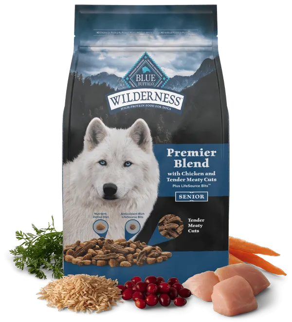 Blue Buffalo BLUE Wilderness Premier Blend Senior Dog Chicken