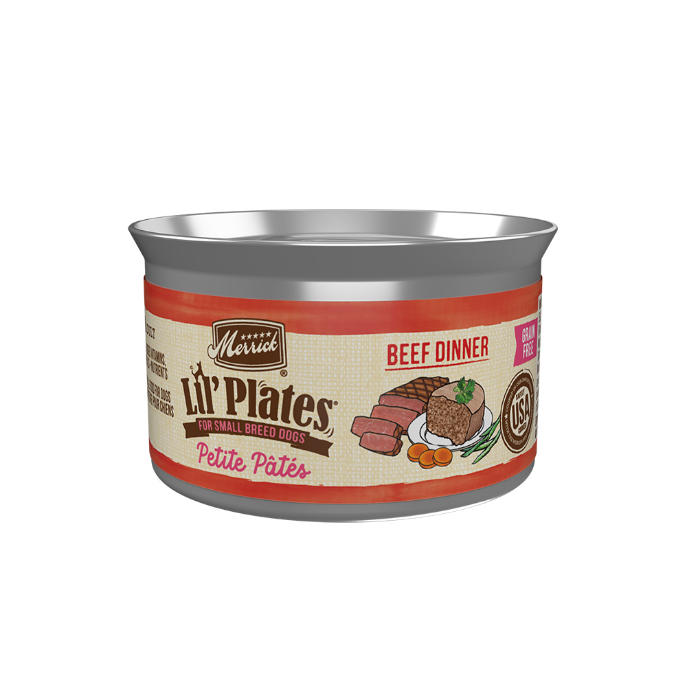 Lil' Plates Petite Pates Beef Wet Dog Food