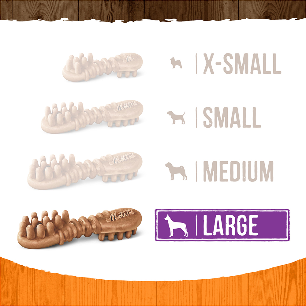 Fresh Kisses Pumpkin Large Dog Dental Treats