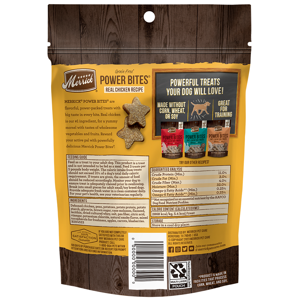 Power Bites Real Chicken Dog Treats