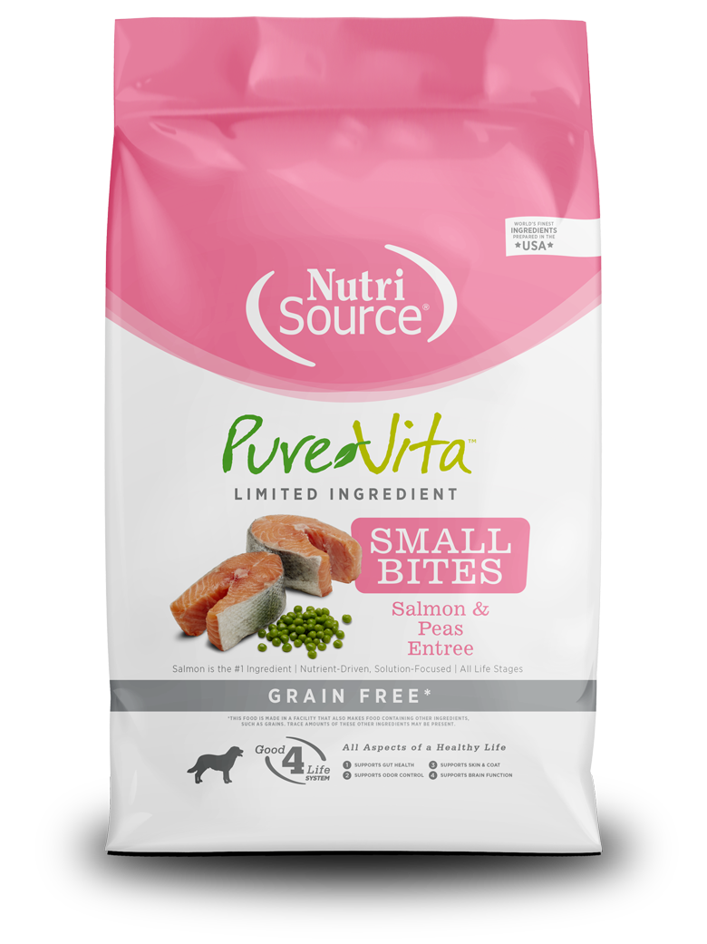 Small Bites Salmon & Peas Dog Food