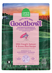 Wild-Caught Salmon & Brown Rice Cat Food: Goodbowl - Open Farm
