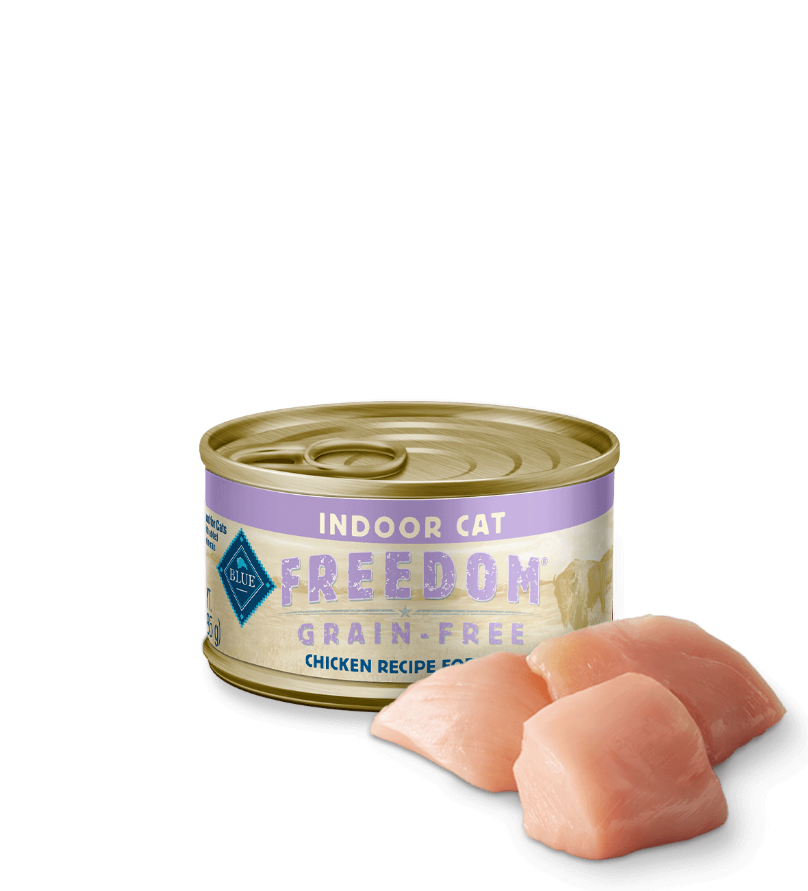 BLUE Freedom Wet Cat Food Grain-Free (Indoor) - Chicken