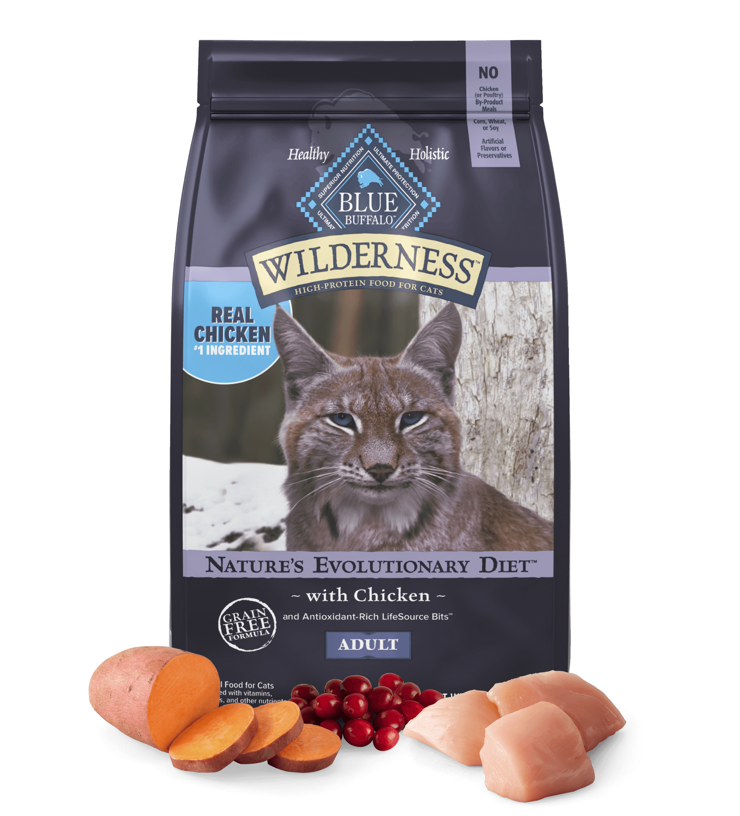 BLUE Wilderness Nature's Evolutionary Diet with Chicken for Adult Cats Dry Food