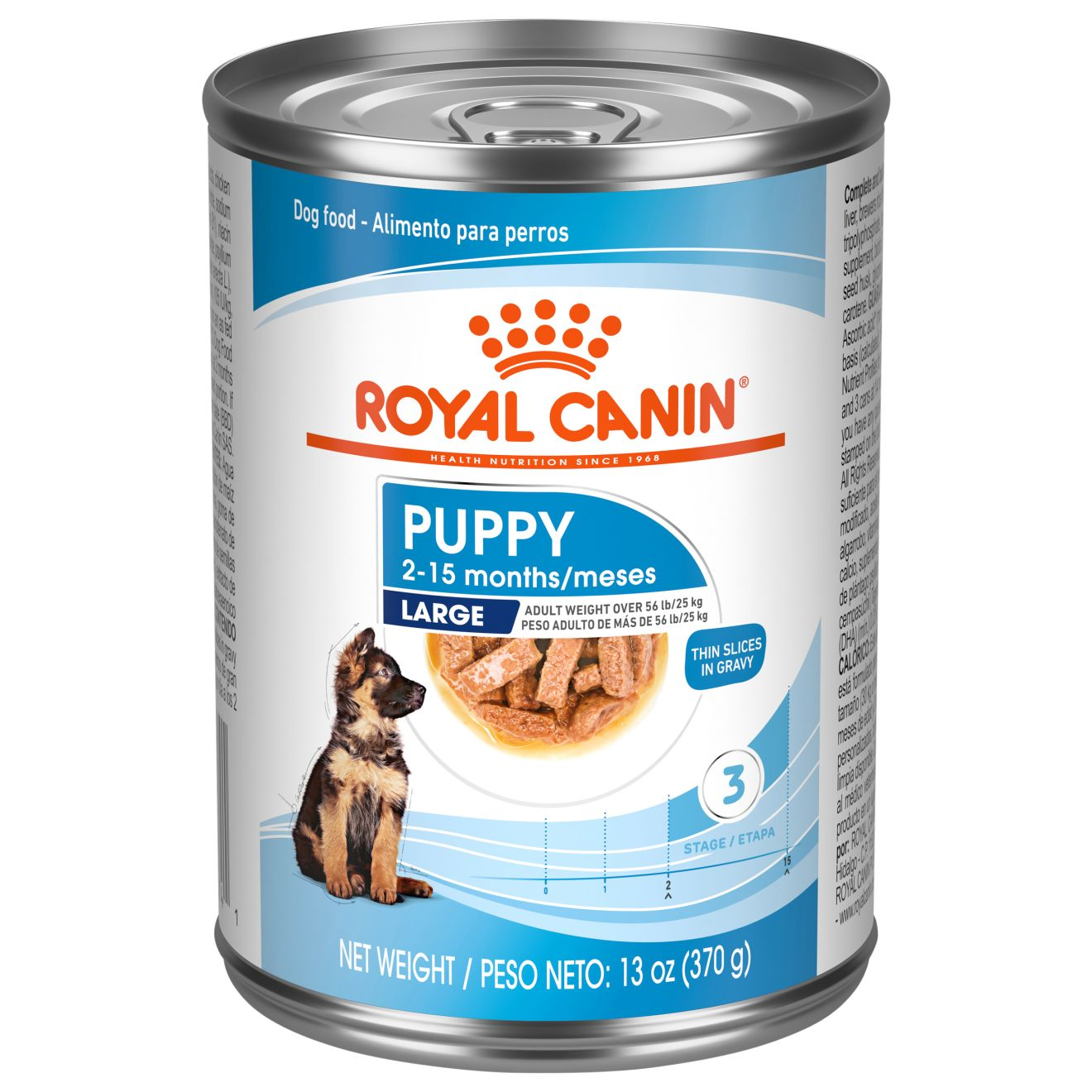 Large Puppy Thin Slices in Gravy