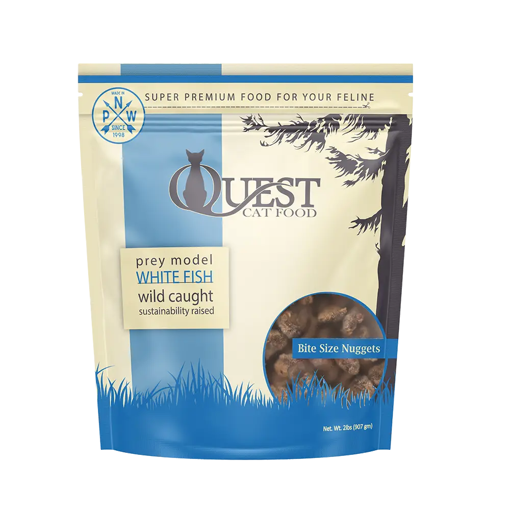 Frozen Raw Cat Food White Fish Recipe