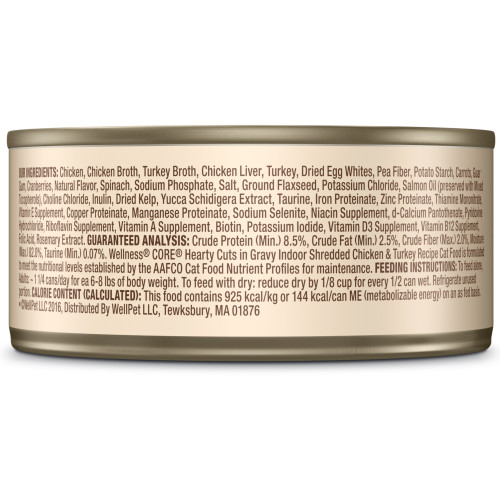 Wellness CORE Hearty Cuts Indoor Chicken & Turkey