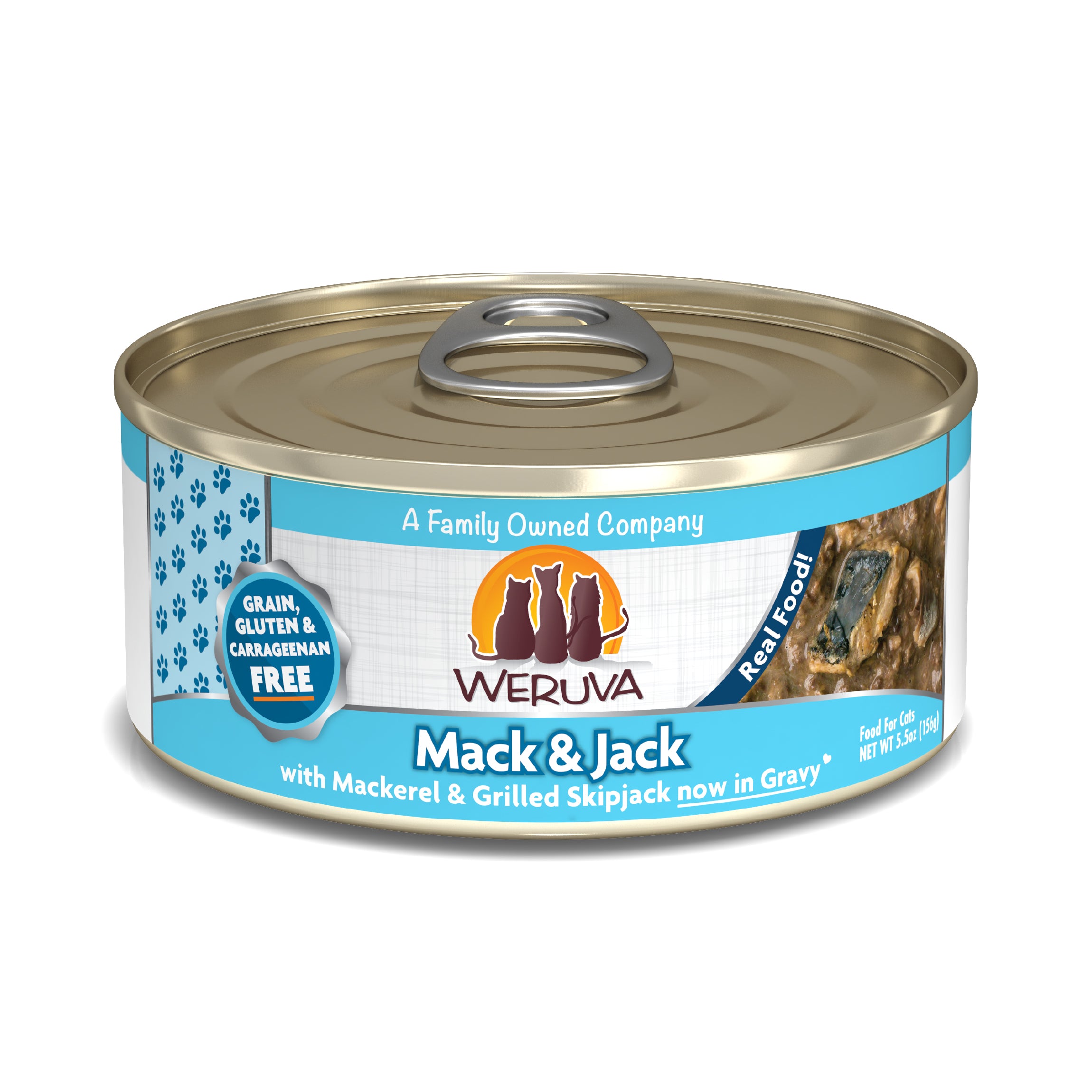 Weruva Classic Cat Mack & Jack with Mackerel & Skipjack Wet Food