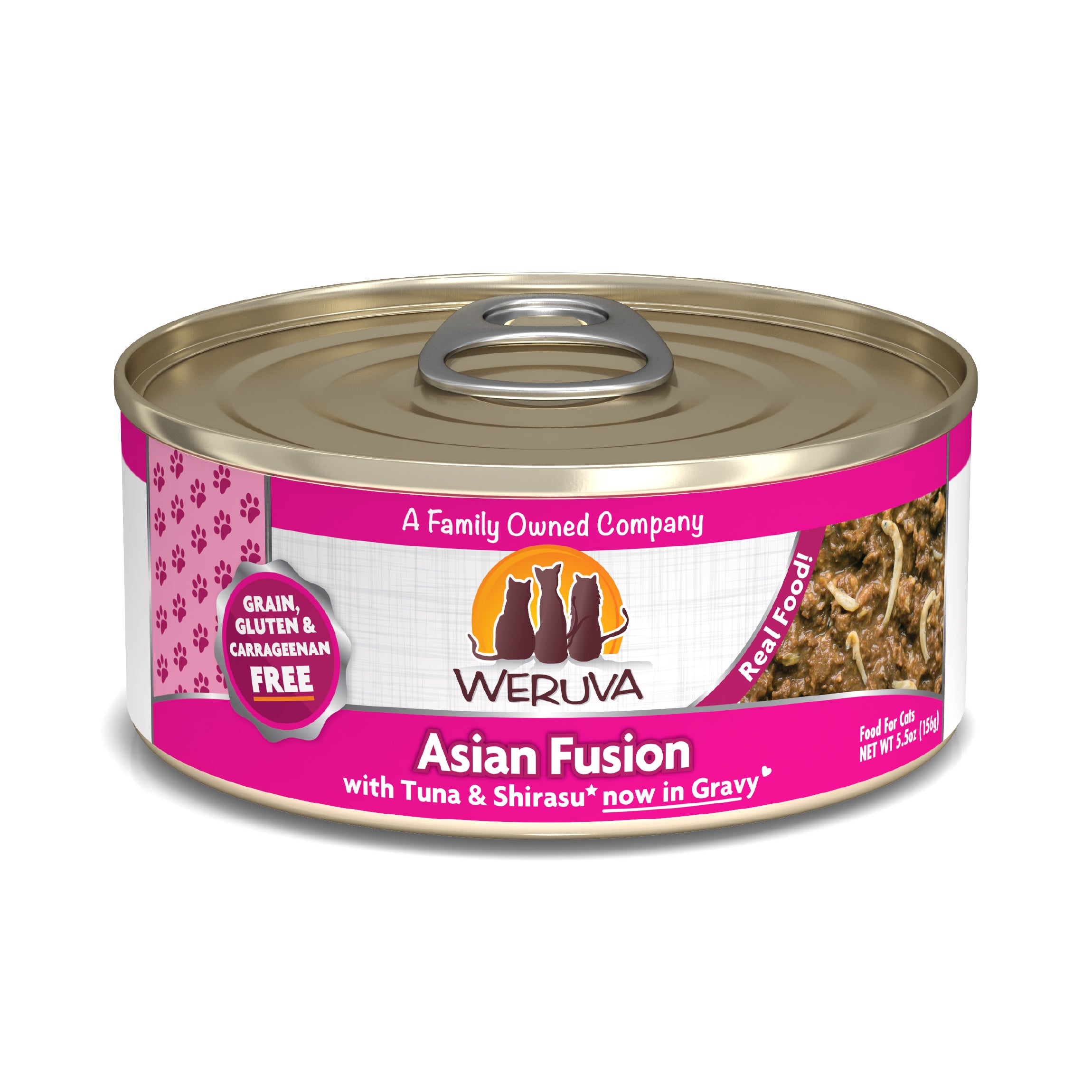 Weruva Classic Cat Asian Fusion Tuna & Shirasu in Gravy Wet Food