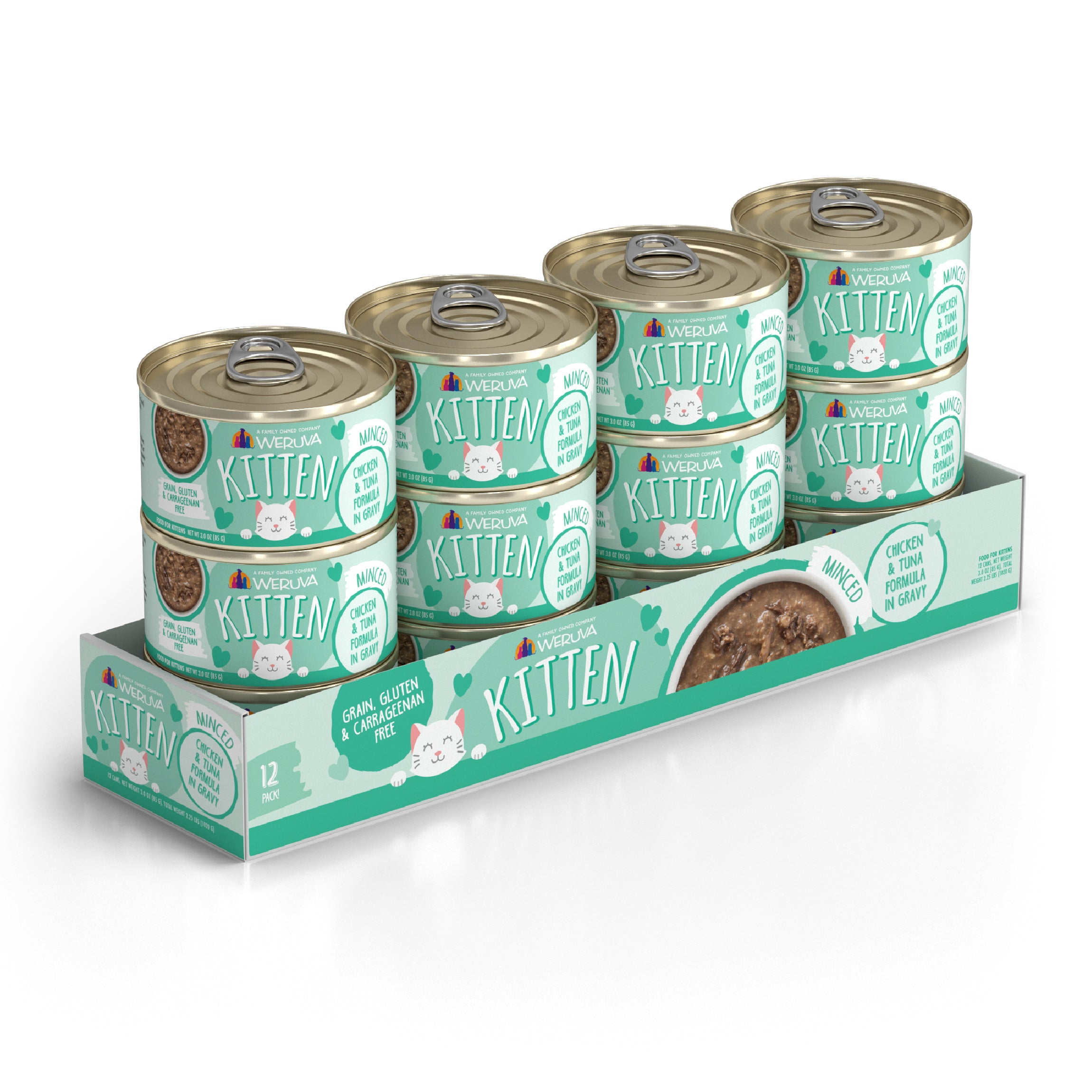 Weruva Kitten Chicken & Tuna Formula in Gravy Wet Cat Food