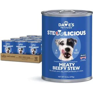 Daves Pet Food Stewlicious Meaty Beefy Stew For Dogs /
