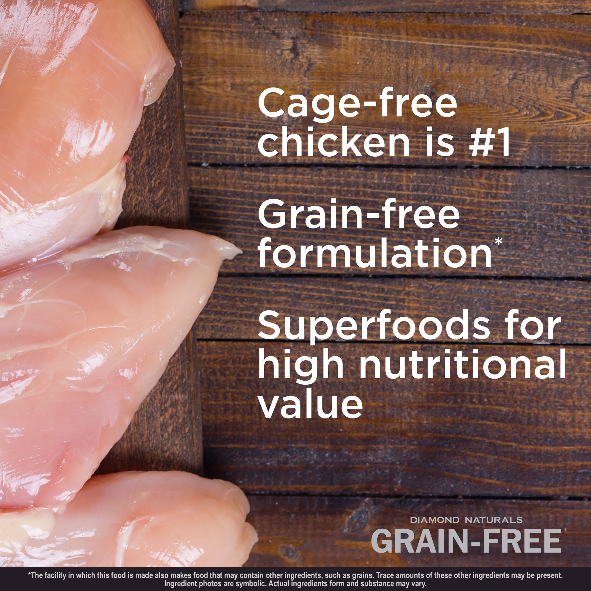 Diamond Naturals Grain-Free Cage-Free Chicken & Sweet Potato Formula for Dogs