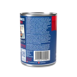 Finleys Beef, Brown Rice & Vegetable Wet Dog Food