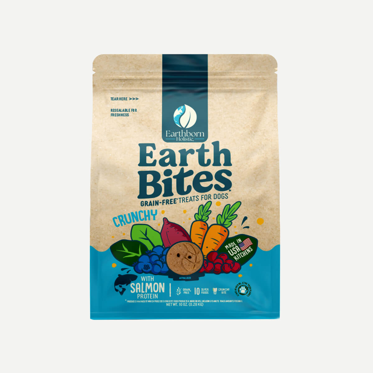 EarthBites Crunchy Salmon Meal Recipe Treats