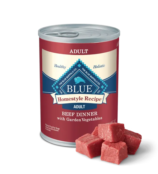 Blue Buffalo BLUE Homestyle Recipe Wet Dog Food - Beef & Garden Vegetables